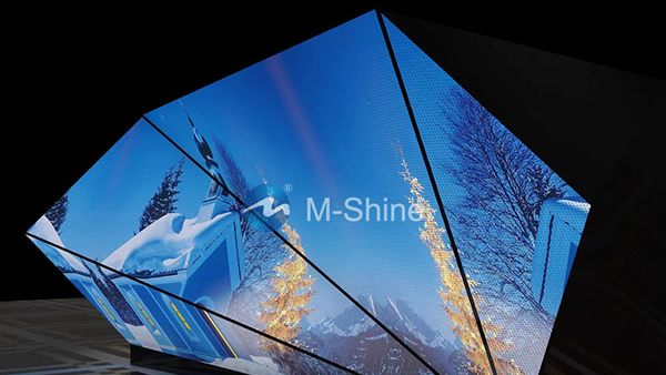 創(chuàng)意多面體LED顯示屏，中國上海